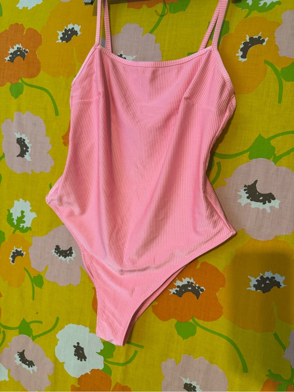 H&M bubblegum Barbie-core One-Piece Swimsuit